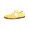 Sneaker PAUL GREEN "Paul Green Sneaker Leder", Damen, Gr. 38,5, weiß (gelb, weiß), Leder, casual, Schuhe