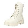 Schnürstiefelette MUSTANG SHOES "Mustang Shoes Stiefelette Lederimitat", Damen, Gr. 38, grau (ice), Lederimitat, casual, Schuhe