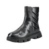 Stiefelette GEOX "Geox Stiefelette Leder/Synthetik", Damen, Gr. 38, schwarz, Leder, Synthetik, casual, Schuhe