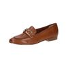 Slipper CAPRICE "Caprice Slipper Leder", Damen, Gr. 37, braun (cognac), Leder, casual, Schuhe