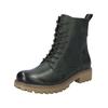 Schnürstiefelette JOSEF SEIBEL "Josef Seibel Stiefelette Leder", Damen, Gr. 39, grün (oliv), Leder, casual, Schuhe