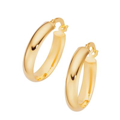 Paar Creolen LADY, gold (gelbgold 375), Ohrringe, Damen Image