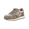 Sneaker TAMARIS "Tamaris Sneaker Veolurs/Textil/Synthetik", Damen, Gr. 40, grau (taupe), Veloursleder, Textil, casual, Schuhe