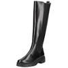 Stiefel PAUL GREEN "Paul Green Stiefel Leder/Textil", Damen, Gr. 38, schwarz, Leder, Textil, casual, Schuhe