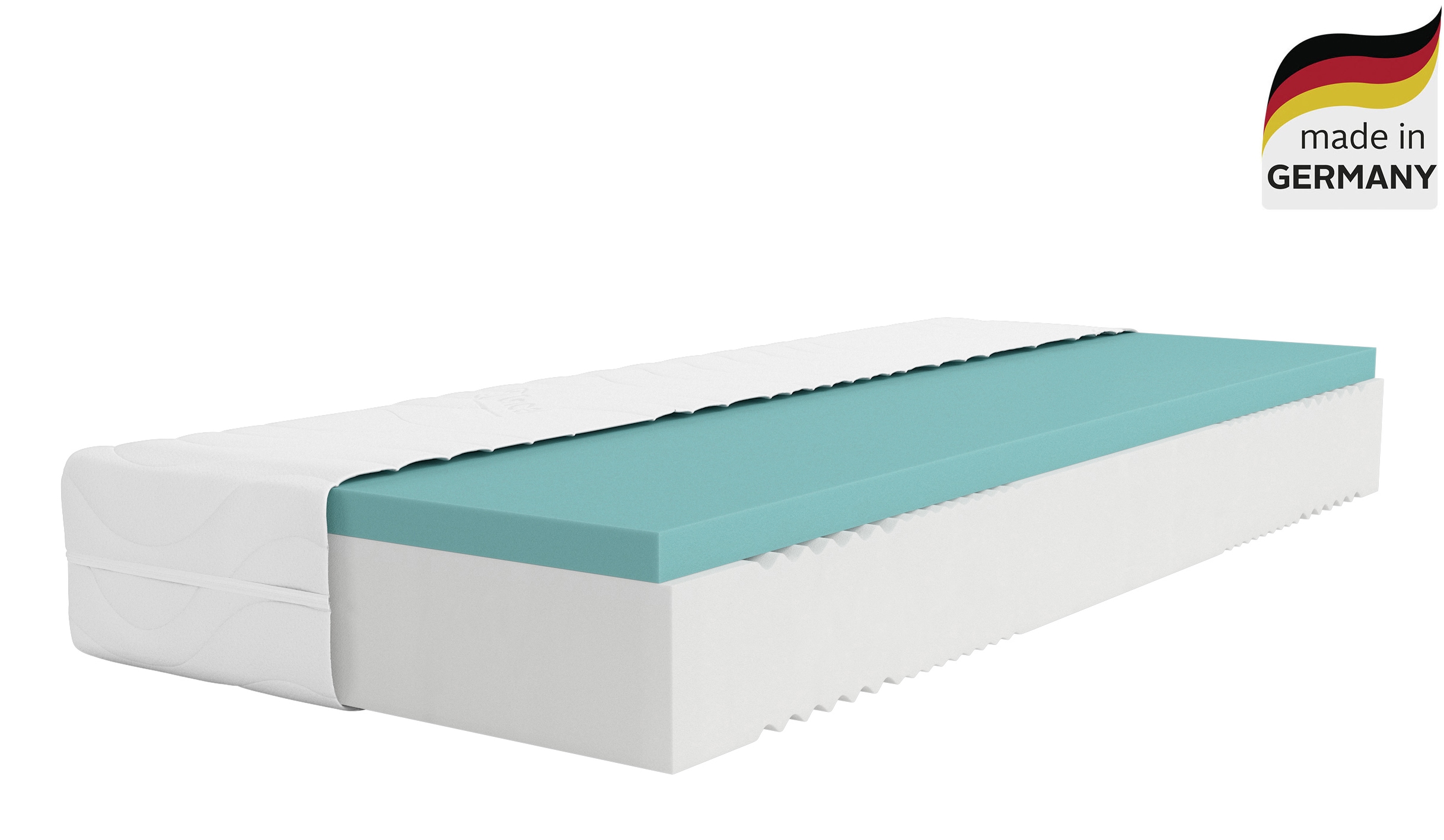Komfortschaummatratze ÄLGDRÖM "NEUHEIT, PREMIUM Lasse, Matratze 90x200 cm & weitere Größen", weiß, B:180cm H:28cm L:200cm, Bezug: 60% Polyester, 40% Lyocell (TENCEL™). Steppfüllung: 100% Polyester, Matratzen, Komfortschaummatratze, Wendematratzen...