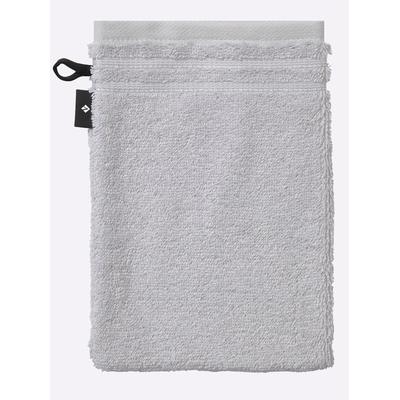 Handtuch VOSSEN Gr. 6, grau (hellgrau), B:30cm L:30cm, 100% Baumwolle, Handtücher (Packung) Image