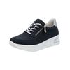 Sneaker RIEKER "Rieker Sneaker Synthetik", Damen, Gr. 39, pazifik, Synthetik, casual, Schuhe
