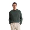 Rundhalspullover MARC O'POLO "aus weichem Schurwoll-Mix", Herren, Gr. S, grün (mangrove), Obermaterial: 62% Schurwolle, 20% Baumwolle, 18% Polyamid, unifarben, casual, Rundhals, Langarm, Pullover
