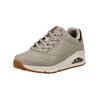 Sneaker SKECHERS "Skechers Sneaker Lederimitat", Damen, Gr. 40, grau, Lederimitat, casual, Schuhe