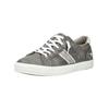 Sneaker MUSTANG SHOES "Mustang Shoes Sneaker Lederimitat/Textil", Herren, Gr. 41, grau (grau, weiß), Lederimitat, Textil, casual, Schuhe