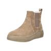 Stiefelette TAMARIS "Tamaris Stiefelette Veloursleder/Textil", Damen, Gr. 37, braun (camel), Veloursleder, Textil, casual, Schuhe