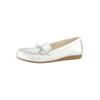 Slipper PAUL GREEN "Paul Green Slipper Leder", Damen, Gr. 40,5, silber (metallic silber), Leder, casual, Schuhe