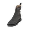 Stiefel MARC O'POLO "mit flauschigem Warmfutter", Damen, Gr. 41, schwarz (schwarz graphite), Obermaterial: 100% Leder (Rind), unifarben, Schuhe