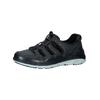 Sneaker HUSH PUPPIES "Hush Puppies Sneaker Leder", Herren, Gr. 41, schwarz (schwarz, blau), Leder, casual, Schuhe