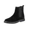 Stiefelette KICKERS "Kickers Stiefelette Veloursleder/Textil", Damen, Gr. 36, schwarz, Veloursleder, Textil, casual, Schuhe