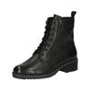 Schnürstiefelette CAPRICE "Caprice Stiefelette Nappaleder", Damen, Gr. 37, schwarz, Nappaleder, casual, Schuhe