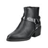 Stiefelette BLOWFISH "Blowfish Stiefelette Lederimitat", Damen, Gr. 39, schwarz, Lederimitat, casual, Schuhe