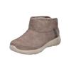 Stiefelette SKECHERS "Skechers Stiefelette Veloursleder", Damen, Gr. 36, braun, Veloursleder, casual, Schuhe