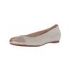 Ballerina GABOR "Gabor Ballerinas Nappaleder", Damen, Gr. 39, beige, Nappaleder, casual, Schuhe