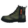 Winterboots BUGATTI, Herren, Gr. 40, grün, Lederimitat, used, casual, Schuhe, Schnürstiefel, Herrenboots mit modischem Zip