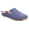 Pantoffel ROHDE "TIVOLI", Damen, Gr. 38, blau, Filz, meliert, klassisch, Schuhe, Hausschuh, Clog, Homeslipper mit herausnehmbarer Innensohle