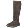 Stiefel LEGERO "Legero Stiefel Veloursleder", Damen, Gr. 39, grau, Veloursleder, casual, Schuhe