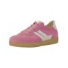 Sneaker GABOR "Gabor Sneaker Leder", Damen, Gr. 38,5, rosa (rosa, weiß), Leder, casual, Schuhe