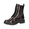 Schnürstiefelette CAPRICE "Caprice Stiefelette Nappaleder", Damen, Gr. 37, rot (bordeaux), Nappaleder, casual, Schuhe