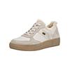 Sneaker REMONTE "Remonte Sneaker Glattleder", Damen, Gr. 42, beige, Glattleder, casual, Schuhe