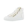 Sneaker PAUL GREEN "Paul Green Sneaker Glattleder", Damen, Gr. 38,5, weiß (weiß, gold), Glattleder, casual, Schuhe