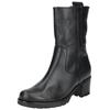 Stiefel GABOR COMFORT "Gabor Comfort Stiefel Leder", Damen, Gr. 38,5, schwarz, Leder, casual, Schuhe