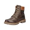 Schnürstiefelette CAMEL ACTIVE "camel active Stiefelette Leder", Damen, Gr. 37, braun (dunkelbraun), Leder, casual, Schuhe