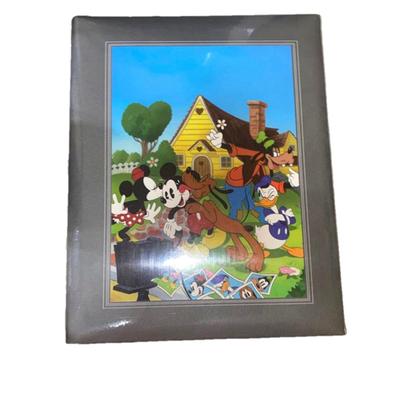 Disney Accents | Disney Large Photo Album Holds 320 Photos, Never Used. | Color: Gray/Red | Size: Os