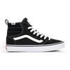 Sneaker VANS "ASHWOOD HI VANSGUARD", Gr. 40, schwarz-weiß (schwarz, weiß), Leder, Synthetik, sportlich, Schuhe