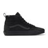 Sneaker VANS "ASHWOOD HI VANSGUARD", Gr. 45, schwarz (schwarz, schwarz), Leder, Synthetik, sportlich, Schuhe