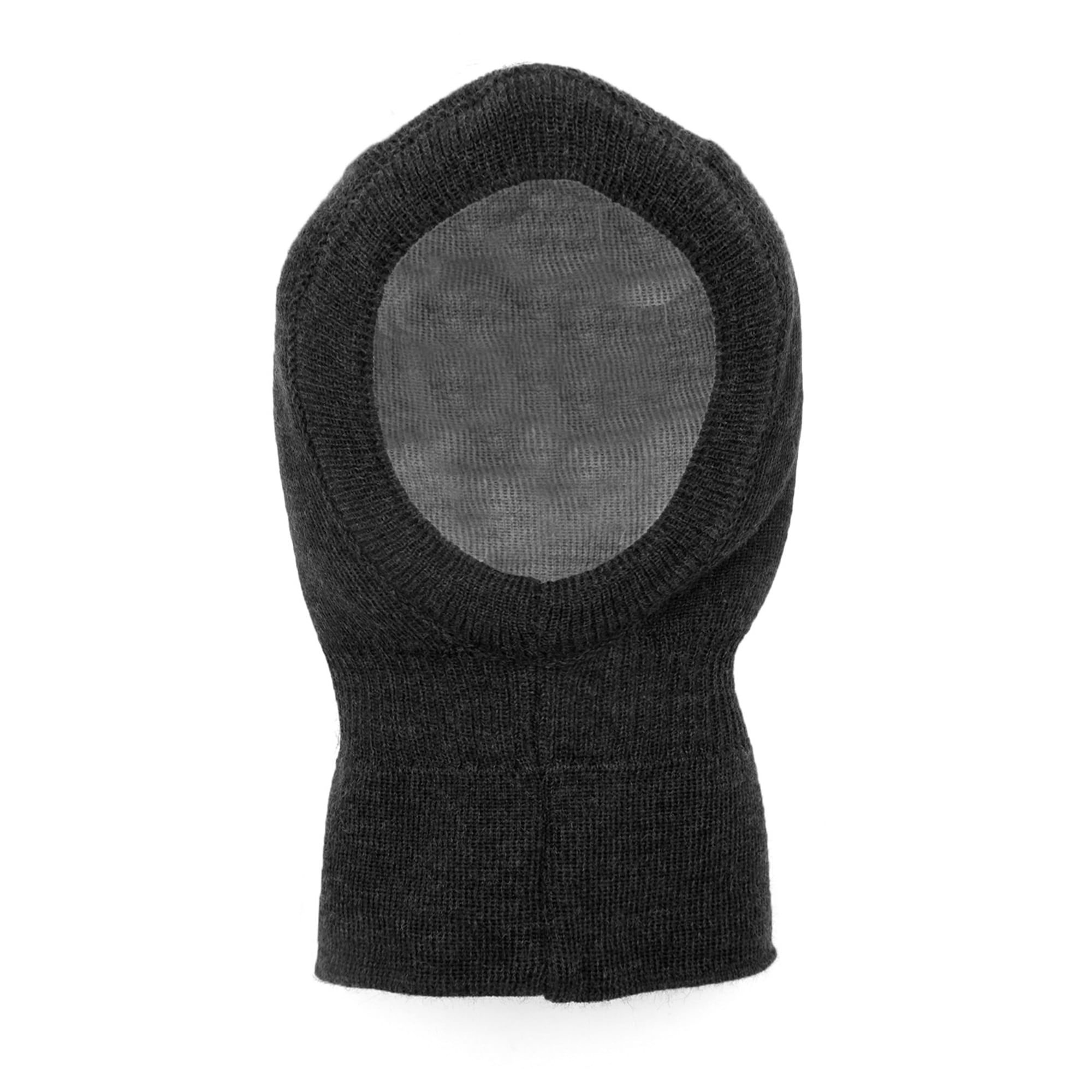 Schlupfmütze MAXIMO, Baby, Gr. 49, grau (graumeliert, carbonmeliert), Strick, Wolle, mehrfarbig, Casual, Mützen, Wolle, Wendemütze, doppelt gestrickt, verlängertes Halsteil Image