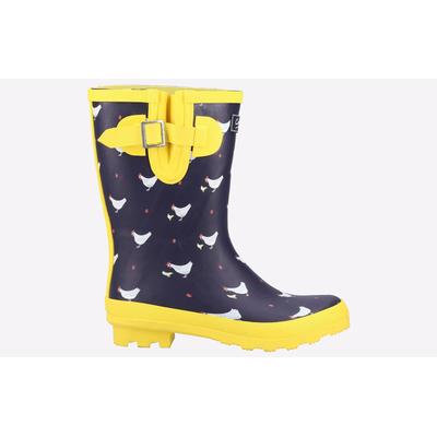 Cotswold Farmyard Mid Gummihuhn-Wellington-Stiefel Image