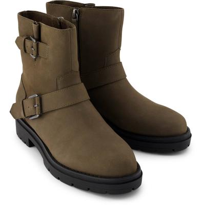 TOMS Ionie Moto Leder Damen Canteen Stiefel Image