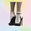 Schwarz Weiß Stiefeletten Schwarz Zipper Schuhe Stilettos Ferse Spike High Heel Schuhe für Frauen Schuhe 2024 Zapatos Para Mujere