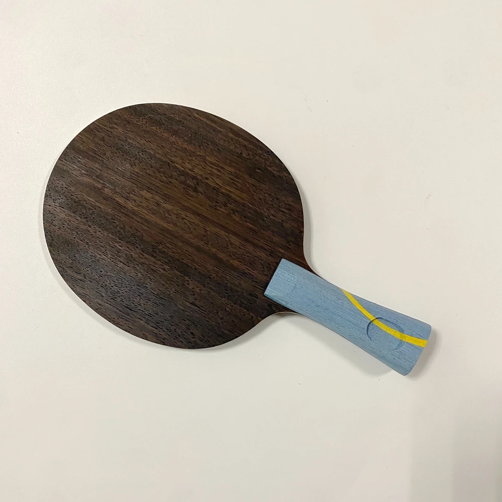 Speziell Gefertigtes W968-5 Innerforce Carbon-Faser Tischtennisschlägerholz mit Ebenholzoberfläche 7-Schicht Offensiver Tischtennisschläger Image