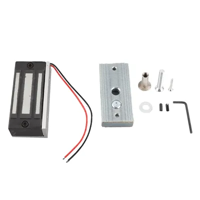 Electromagnetic Lock Electronic Magnetic Lock DC12V 60KG Mini Electromagnetic Lock Electronic Magnetic Door Lock Power On Lock