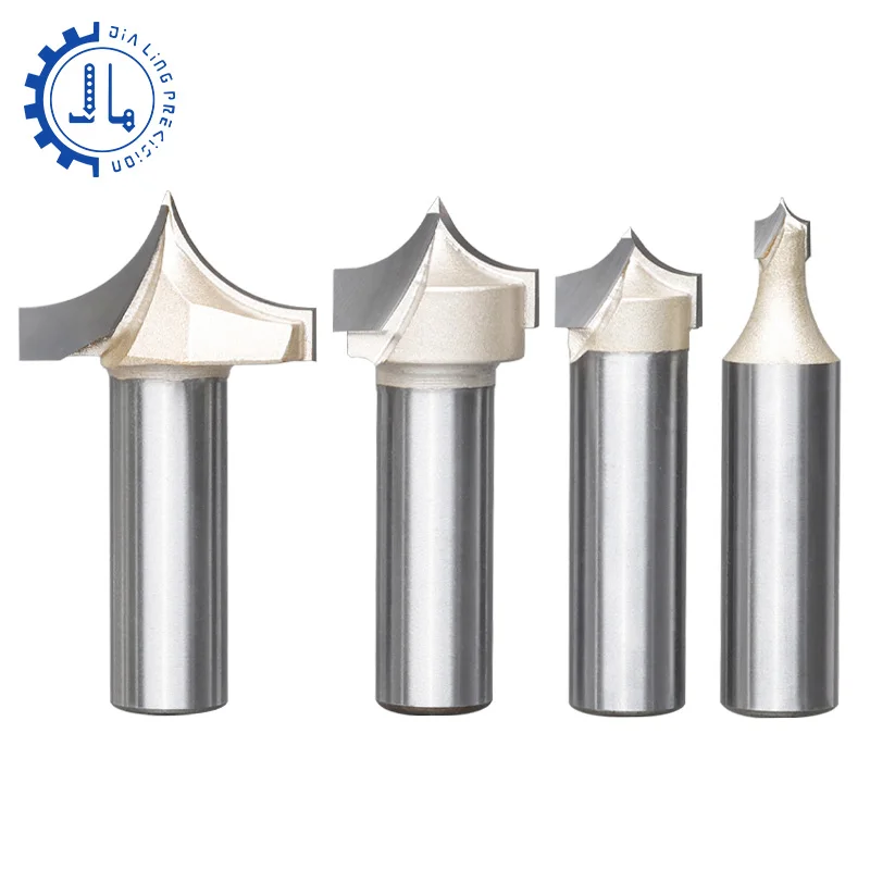 CNC Acryl Holz Carving Gravur Fräser Tideway Hartmetall Nadel Nase Router Bit Image