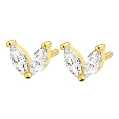 Hey Happiness - Edelstein Glühwürmchen Ohrstecker aus 925er Sterlingsilber Ohrringe 1 pair Damen (35.89 € / ) Image