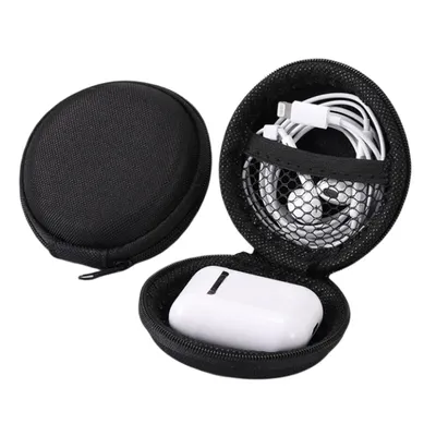 Bluetooth Headset Headphone Hard Case for Wired Earphones Storage Bag Case Portable Travel Shockproof Earbuds Carrying Pouch Bag