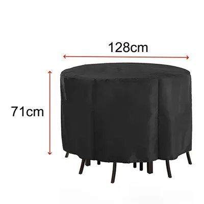 Patio Chair Cover Outdoor Furniture Cover 210D Oxford Fabric 360 Drawstring All-season Protection Exceptional Protection
