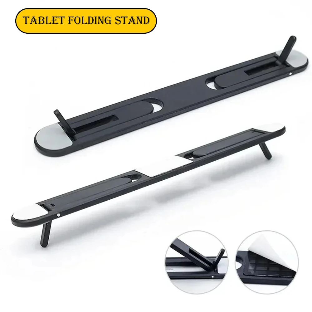 Faltbarer Laptop-Ständer für MacBook Pro Air, unsichtbarer Notebook-Halter, Halterung, Kühlständer, universeller selbstklebender Laptop-Ständer Image