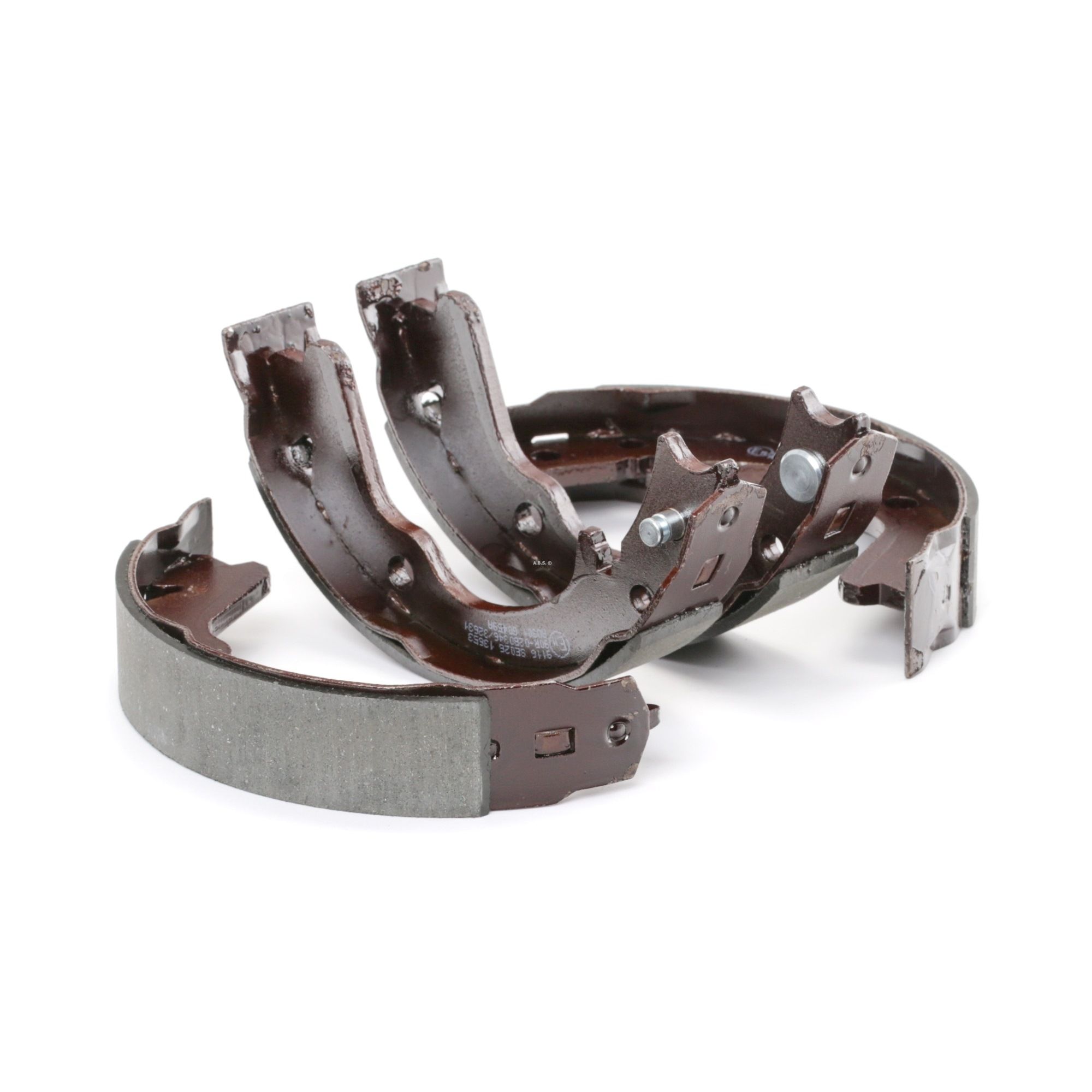 A.B.S. Handbremsbeläge SUBARU 9116 26298AA020,26694AE030,26694AE050 Handbremsbacken,Bremsbackensatz, Feststellbremse 26694AG000,26694YC000,26698AC000 Image