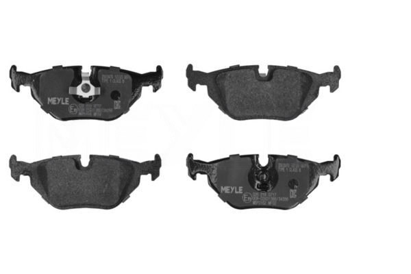 MEYLE Bremsbelagsatz BMW 025 216 0717 1160341,1161456,34211161456 34211162446,34211165233,1162446,34212157621,34216761238,7567D692,1165233,2157621 Image