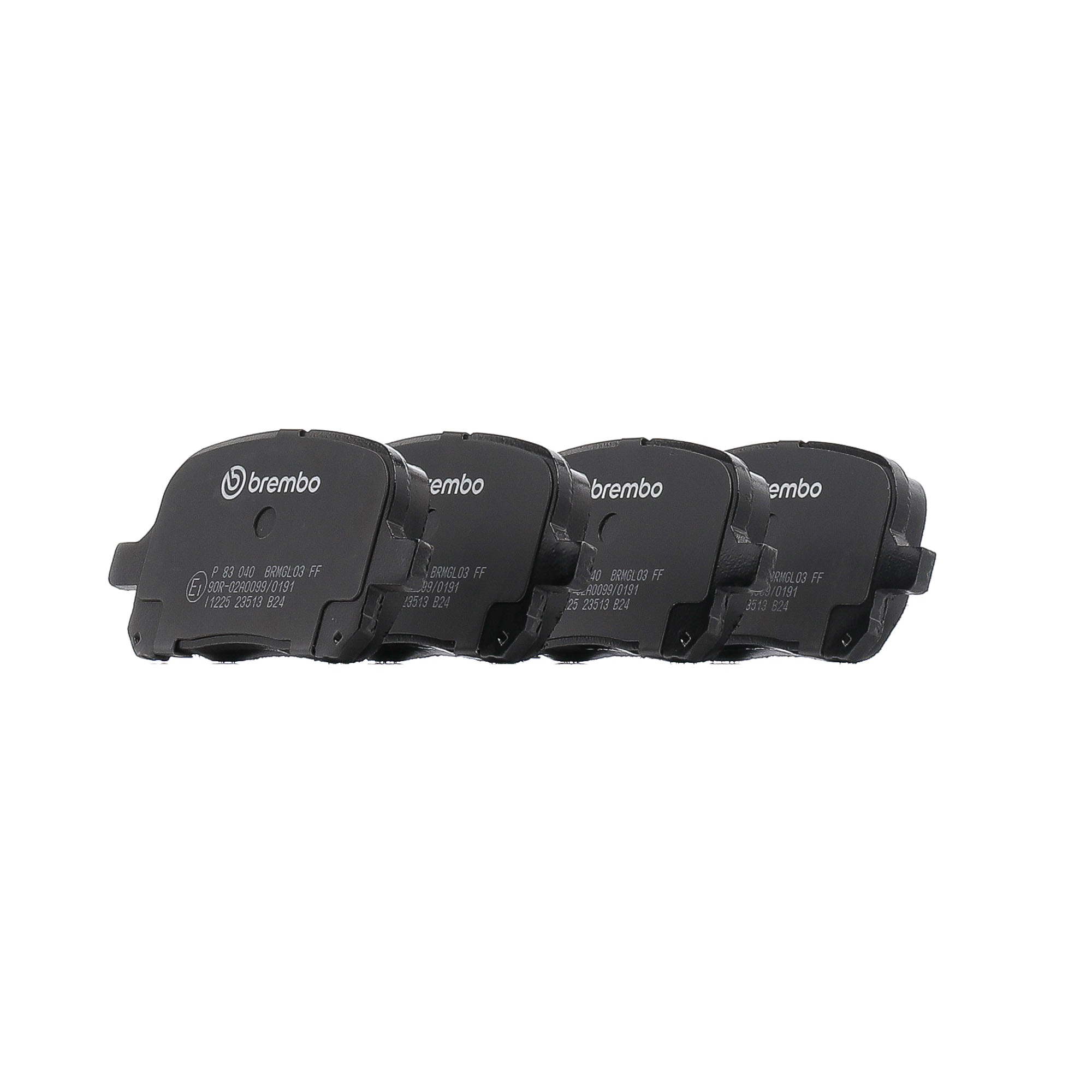 BREMBO Bremsbelagsatz TOYOTA,LEXUS P 83 040 0446528410,0446528460,0446533121 0446548010,0446548060,7611D707,0446533230,0446533150,0446533290