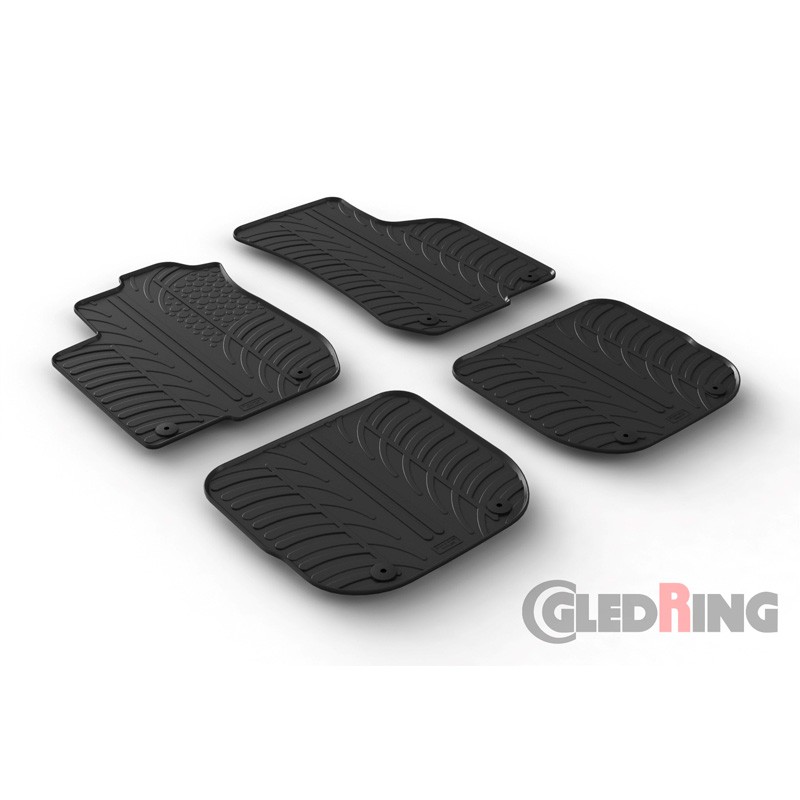 Gledring Fußmattensatz AUDI 0254 Autofußmatten Image